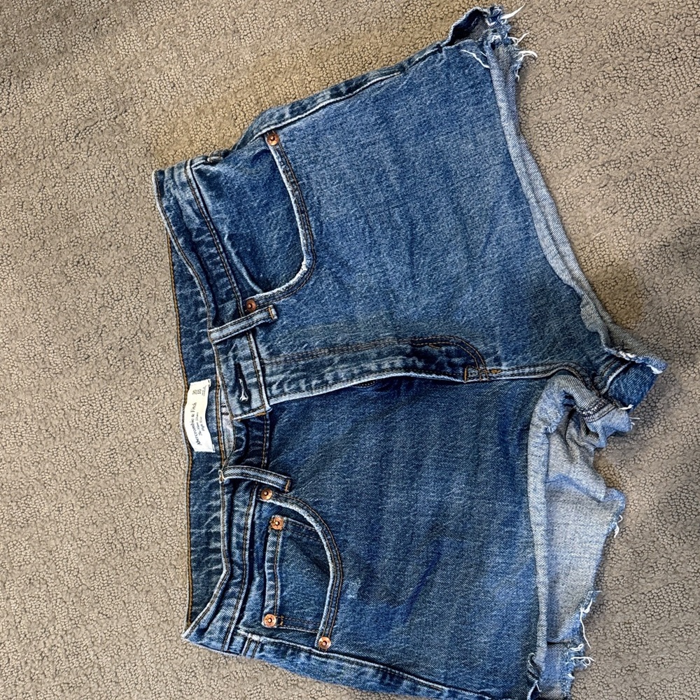 Abercrombie & Fitch Classic Blue Jean Shorts